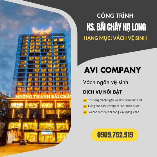 Công Trình Thi Công Vách Ngăn Vệ Sinh Tại KS. Bãi Cháy Hạ Long