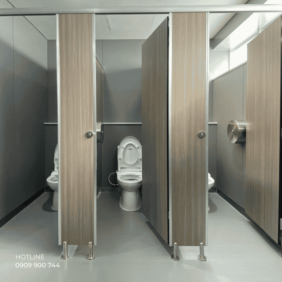 Vách ngăn Compact HPL chịu lực cao