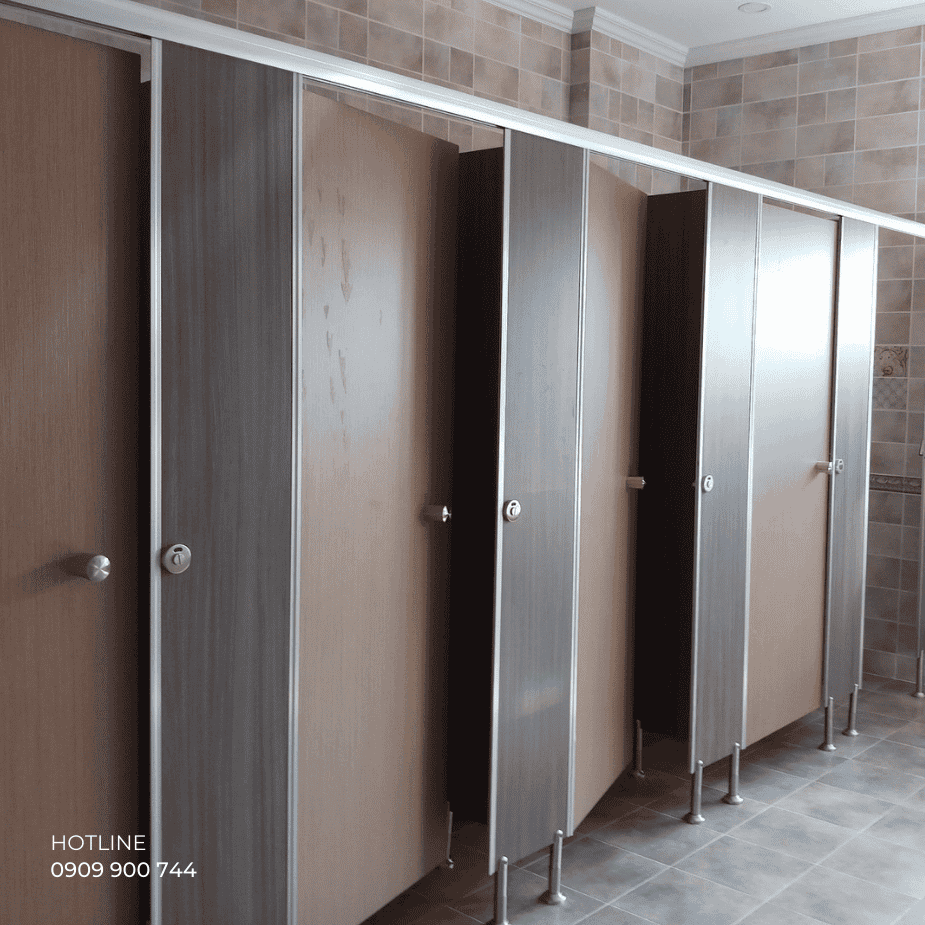 Vách ngăn Compact HPL gia công theo yêu cầu