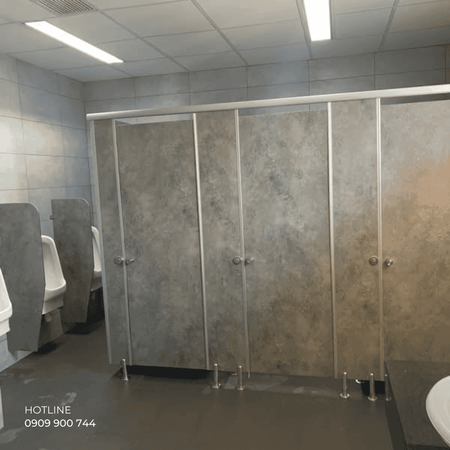 Vách ngăn Compact HPL bề mặt nhám