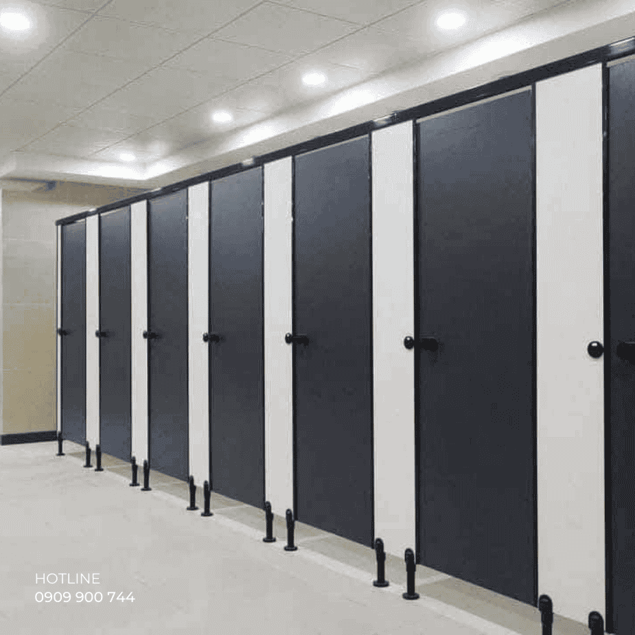 Vách ngăn Compact HPL bề mặt trơn